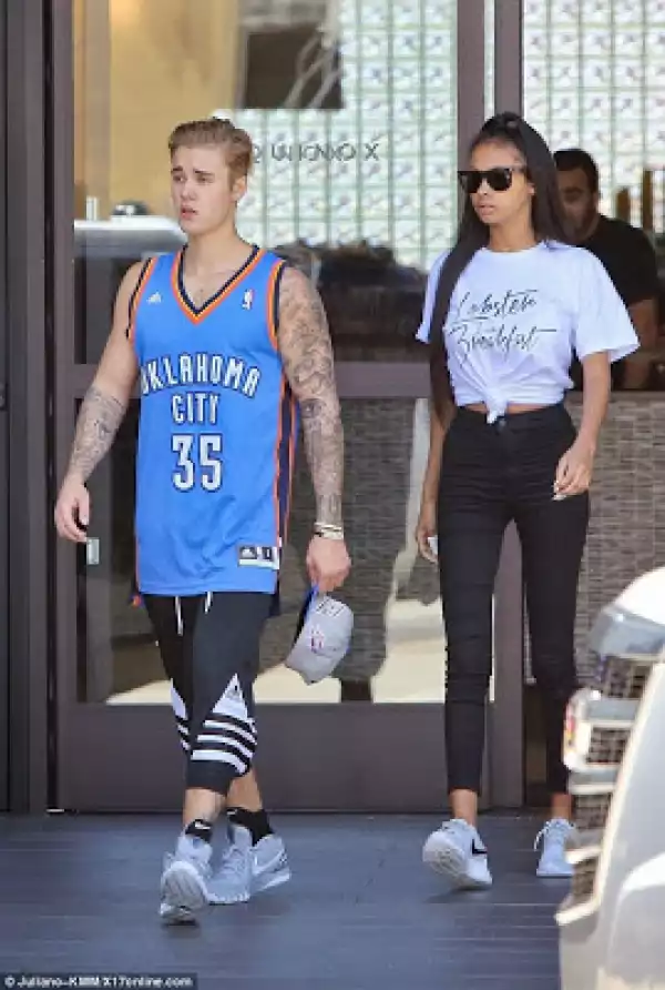 Justin Bieber Steps Out With His New Girl Friend