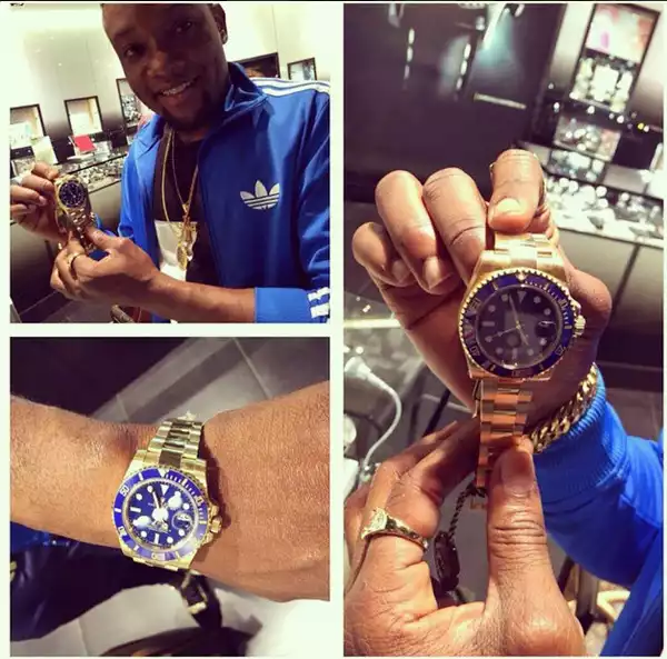 KCee shows off newly acquired Rolex watch from shopping in Spain