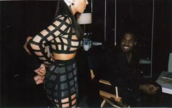 Kanye West Stares at Kim Kardashian While Dressing Up