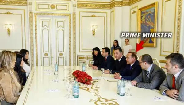Kim And Khloe Meet Armenian Prime Minister