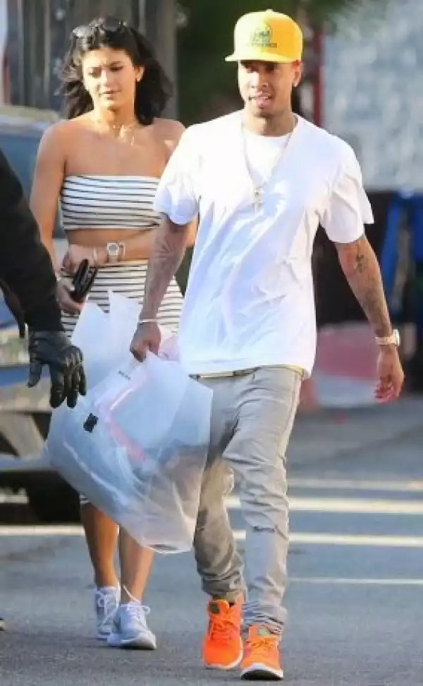 Kylie Jenner And Boyfriend, Tyga Steps Out For Shopping
