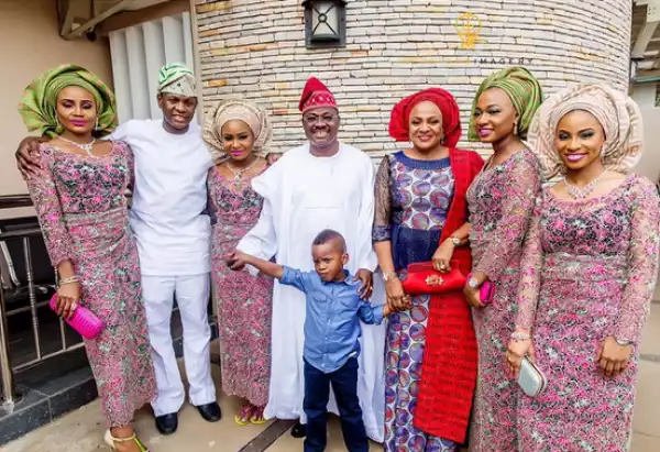 Lovely Photo Of Oyo State Governor And His Family