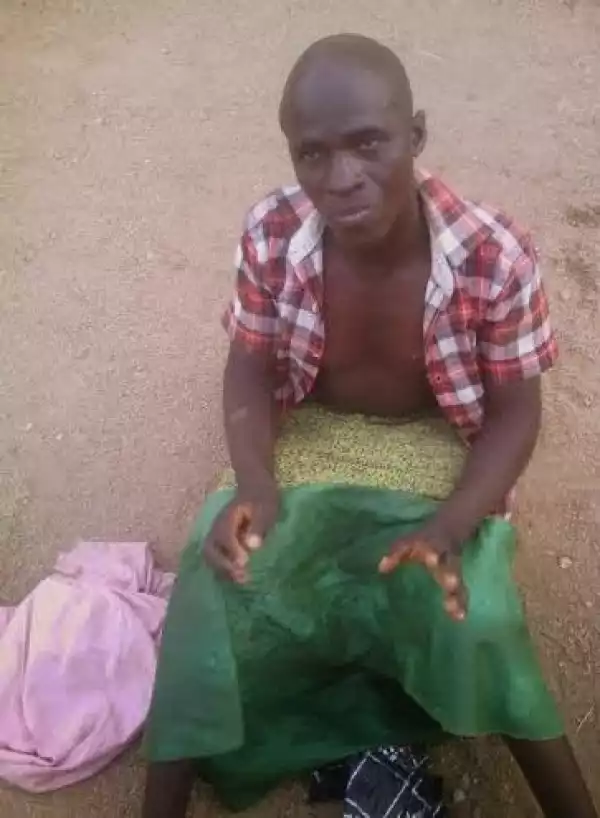 Male terrorist disguised as a lady arrested in Borno state