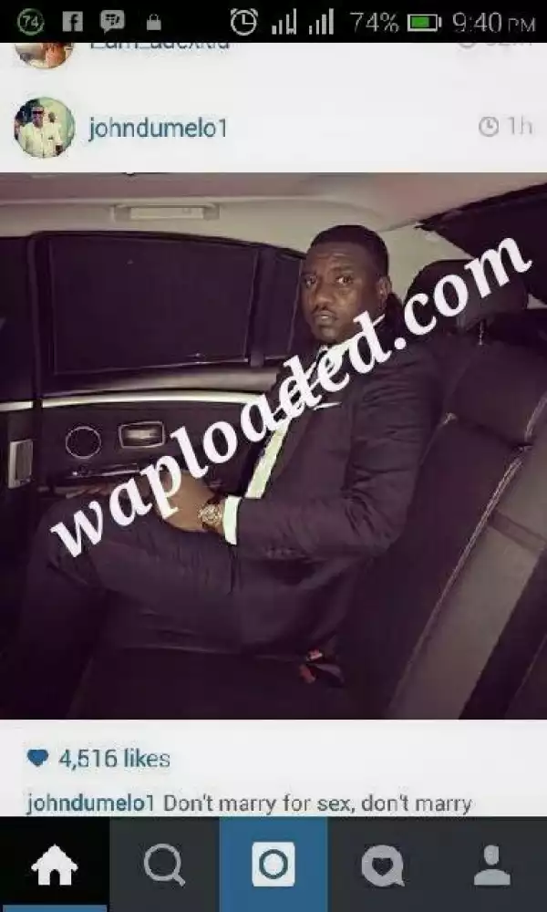 Marriage advice to all my fans - Actor John Dumelo