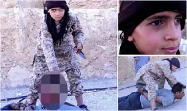 Meet The 10Yr Old Boy Who is an Executioner For ISIS (Photo)