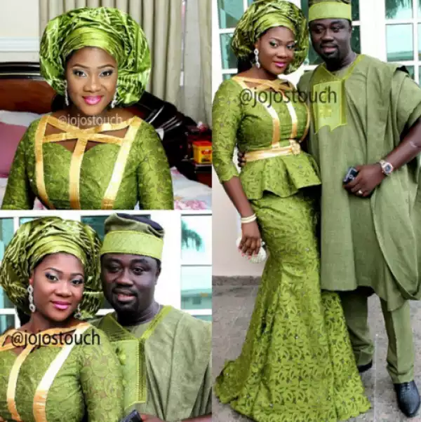 Mercy Johnson And Husband Looking Lovely At Their Son
