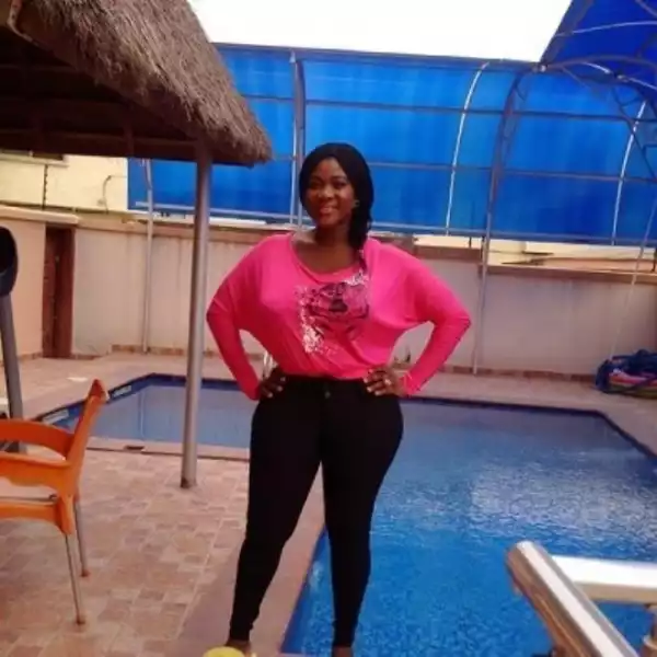 Mercy Johnson Returns To Nigeria With Her Son