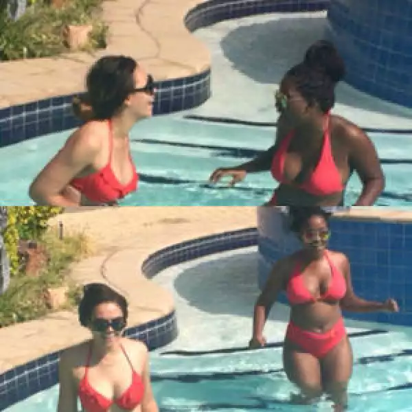 Nadia Buhari And Sister Flaunts hot Body in Bikini