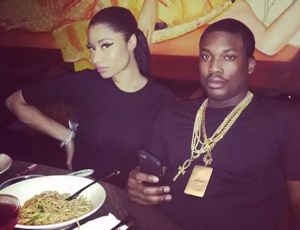 Nicki Minaj shares pic from her dinner date with new boo, Meek Mill