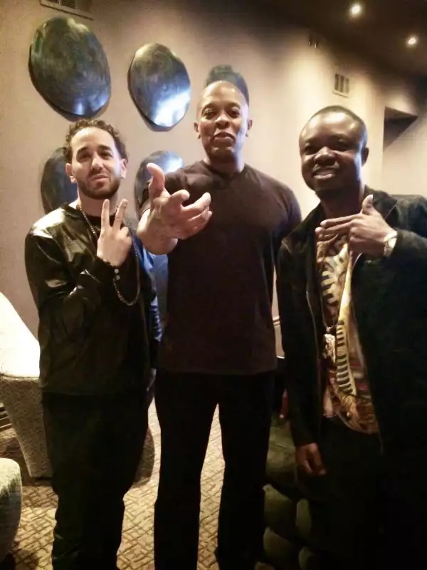 Nigerian producer, Fliptyce records in Dr Dre’s studio