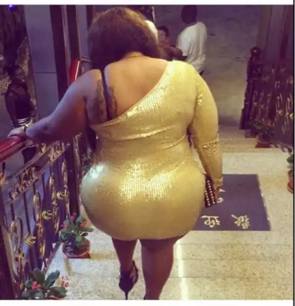 Nollywood Actress, Eniola Bamus Shows Off Back-Side