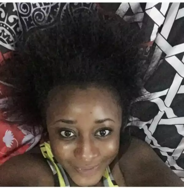 Nollywood Actress, Ini Edo, Shows Off Her Unpleat Hair And Without Make-up Face In New Photo