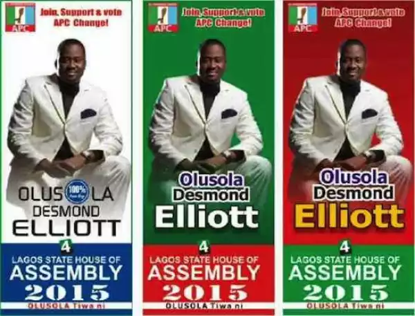 Nollywood Star, Desmond Elliot Wins House Of Assembly Seat