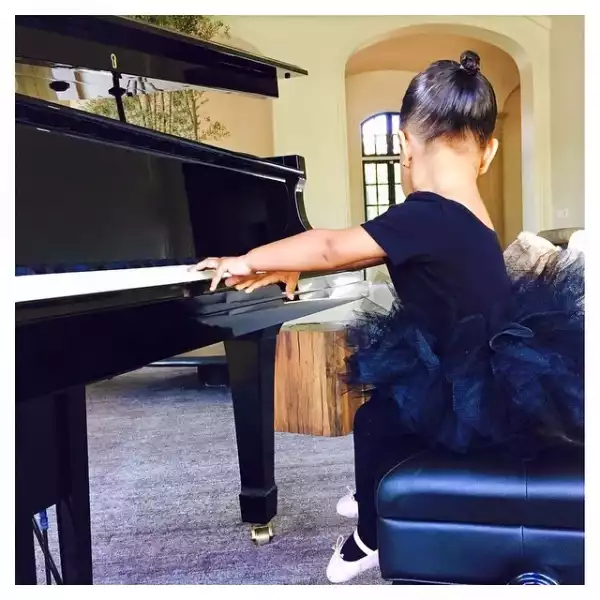 North West Plays Piano and Dances Ballet
