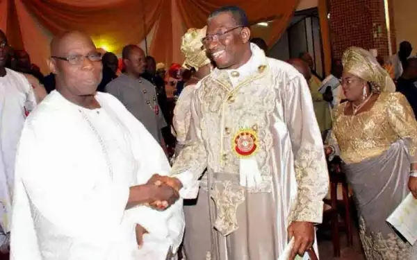 Obasanjo is a father to me and I am his first political son - GEJ