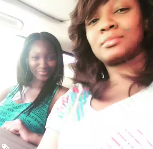 Omotola Takes Selfie With Her Second Daughter, Mimi Ekeinde