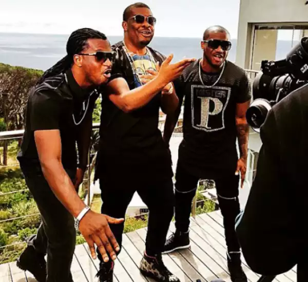 P-Square, Don Jazzy on the set of their new music video (photos)