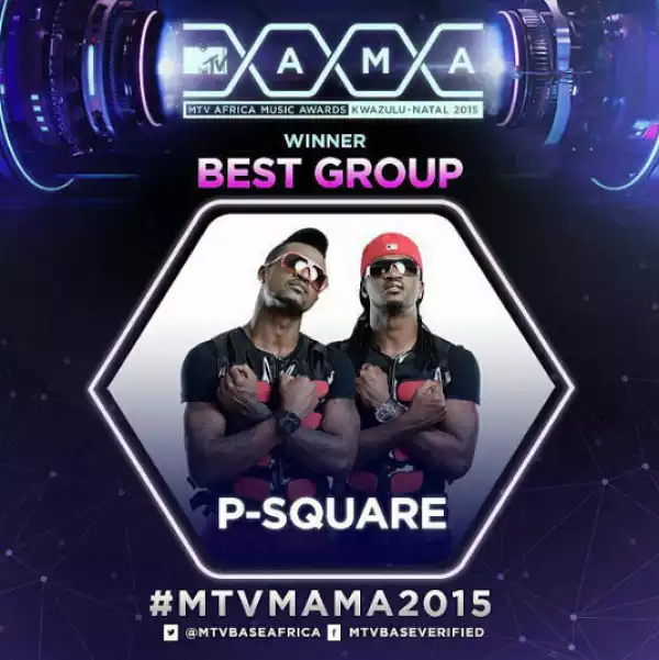 P-Square Wins Best Group At 2015 MAMA Awards