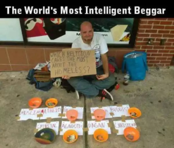PHOTO OF THE DAY: Meet The World’s Most Intelligent Beggar – Must See Photos