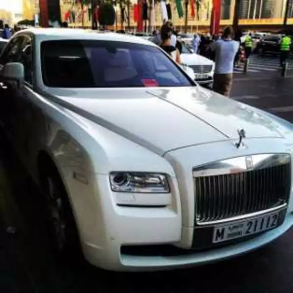 P Square Hires Rolls Royce Phantom to Cruise Dubai
