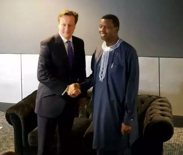 Pastor Adeboye Meets With Uk Prime Minister, David Cameron In London