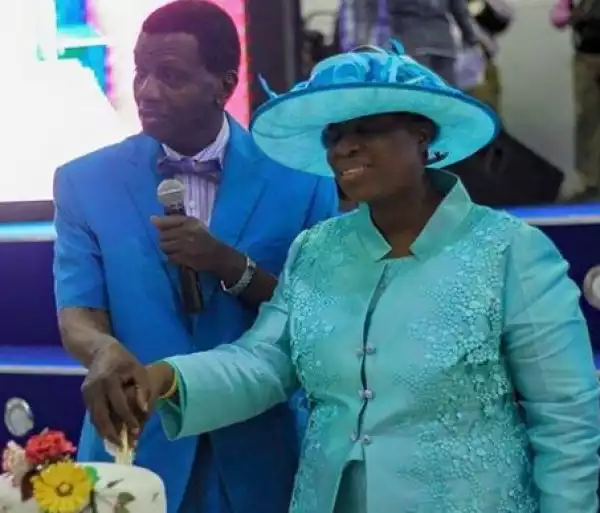 Pastor Adeboye Took To Facebook To Celebrates His Wife, Who Clocks 67yrs