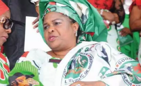 Patience Jonathan Is As Old As Buhari But Using Make-Up To Deceive People – Borno Women