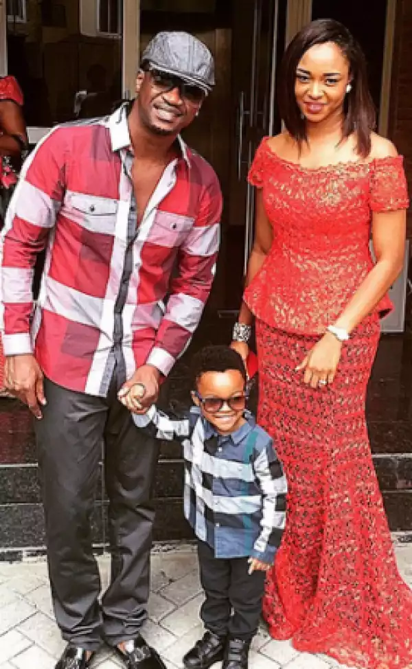 Paul Okoye and Wife  Step out With Their Handsome Son...