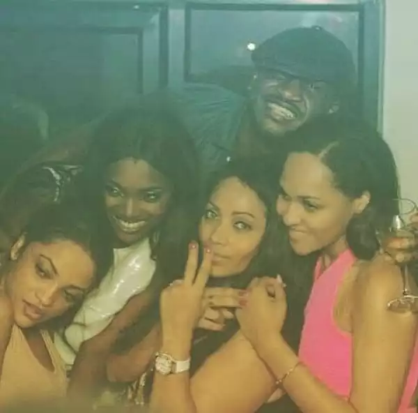 Peter & Lola Okoye, 2face & Annie Idibia hang out