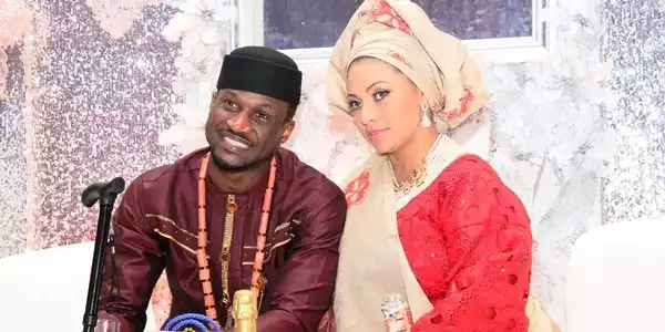 Peter and Lola Okoye share pictures of kids on christmas card