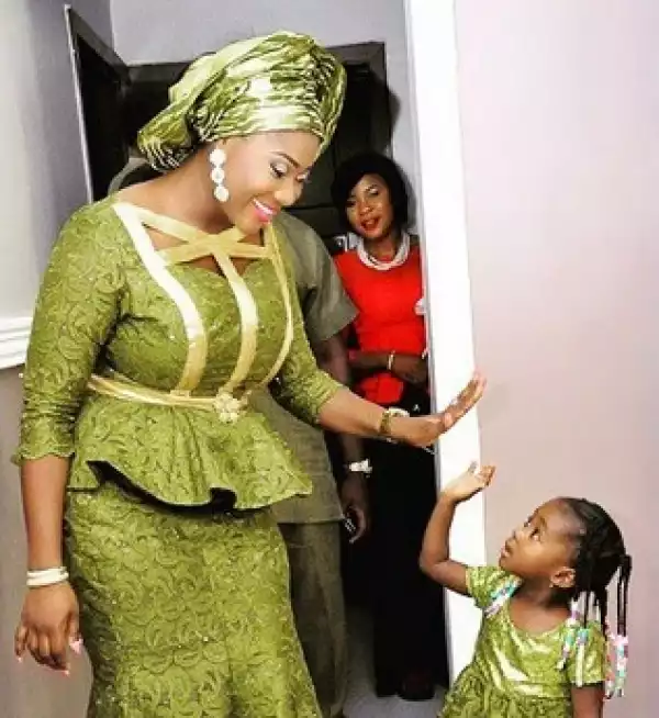 Photo: Actress Mercy Johnson Looking Stylish With Her Little Daughter