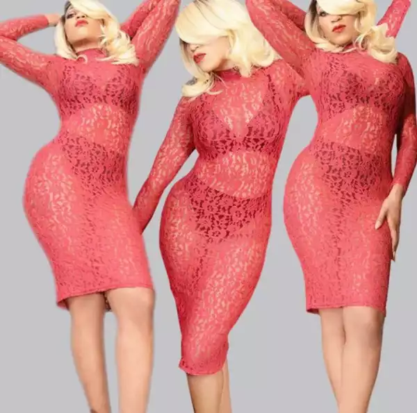 Photo: Actress Rukky Sanda Blasts Her Follower Over Comment About Her Transparent Net Dress
