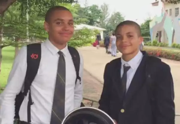 Photo: Father Sends His US-Born Teen Sons To Nigeria To Learn Gratitude
