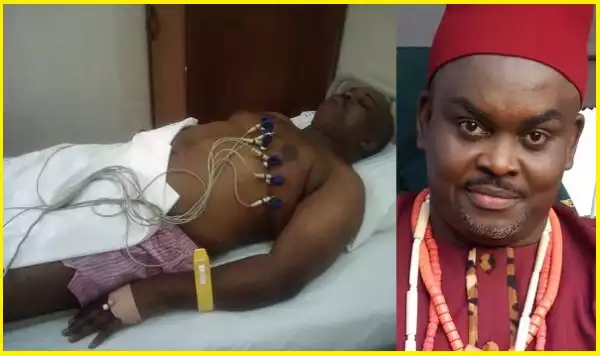 Photo: How Nollywood Legendary Actor Solomon Akiyesi Hospitalized 