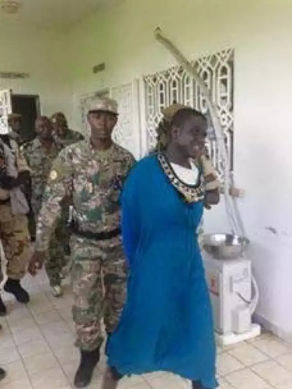 Photo: Male Suicide Bomber Dressed As Female Arrested In Chad