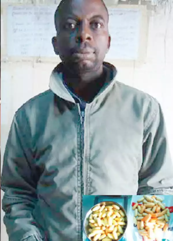 Photo: Man Who Returned From Brazil For His Wedding Arrested With Cocaine In Lagos 