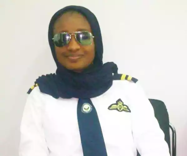 Photo: Meet The First Muslim Female Pilot In Kano