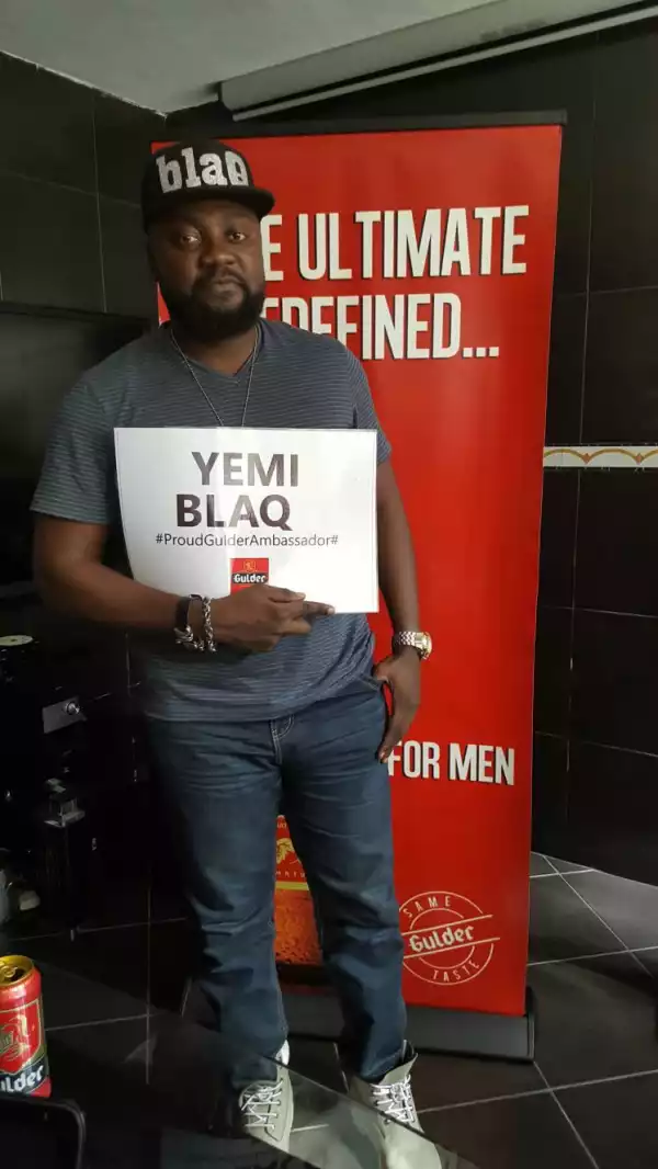 Photo: Nollywood Actor, Yemi Blaq, Signs N40 Million Endorsement Deal With Gulder
