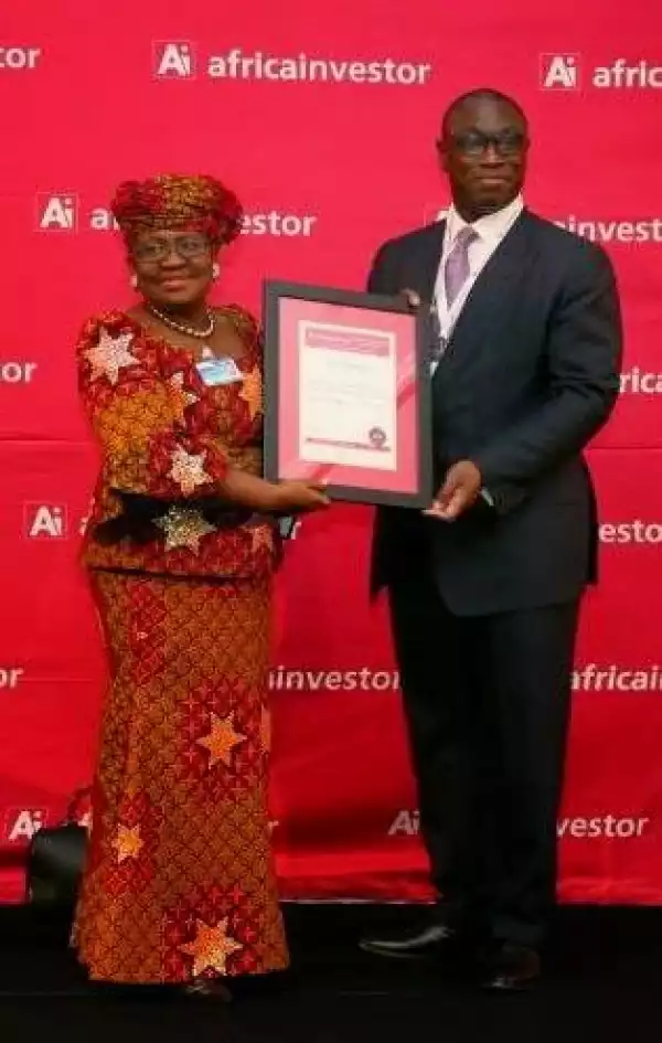 Photo: Okonjo-Iweala named African Finance Minister of the Year