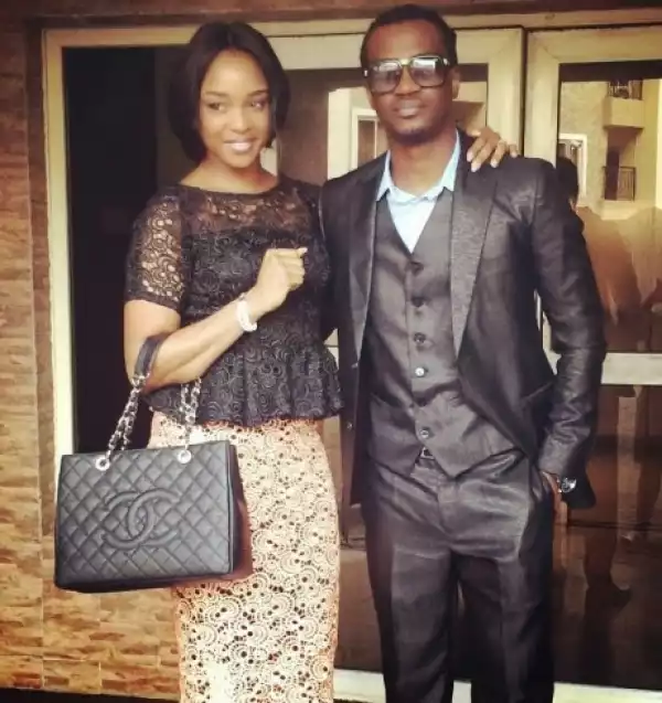 Photo: Paul & Anita Okoye looking stylish as they head to church