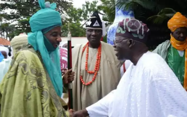 Photo: Sanusi Lamido Sanusi visits Bola Tinubu in Lagos
