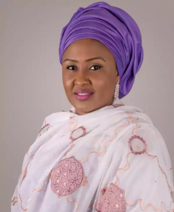 Photo: See The Official Portrait Of Our Beautiful First Lady, Aisha Buhari