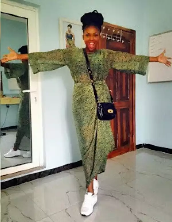 Photo: See What Singer Waje Rocked To Church Today