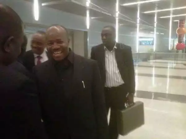 Photo: Senator Godswill Akpabio Back From London 