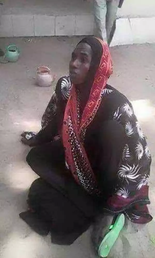 Photo: Suicide Bomber Disguised As Refugee Arrested In Cameroon
