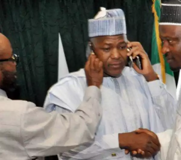 Photo: The Moment After Dogara Became Speaker...See Phone Calls