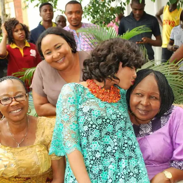 Photo: Tonto Dikeh Pictured With Her Step-Mother