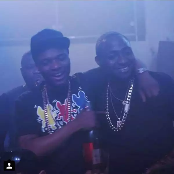 Photo: Wizkid And Davido Partied Together Last Night
