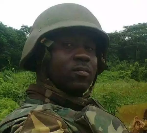 Photo Of The Soldier Killed By Pirates In Bayelsa State On Friday