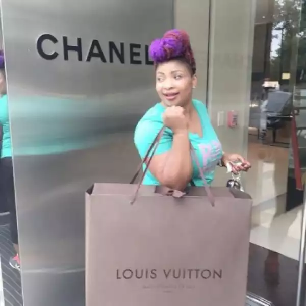 Photos: Yoruba Actress Laide Bakare Goes Shopping In The US